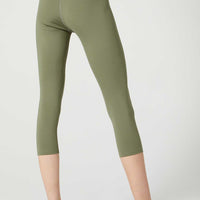 Camila Cropped Front Pocket Legging Deep Lichen
