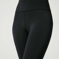 Camila Cropped Front Pocket Legging Jet Black