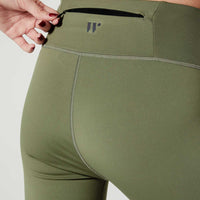 Zoe Back Pocket Legging Deep Lichen