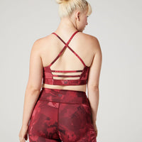 Gaby Strap Back Bra Magenta Fern