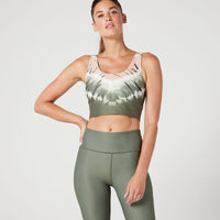 Julia Cut Out Bra Inked Tie Dye
