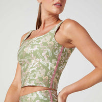 Thalia Cropped Tank Calico Sage