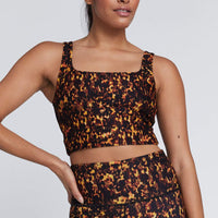 Thalia Cropped Tank Tortoise Shell