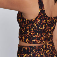 Thalia Cropped Tank Tortoise Shell