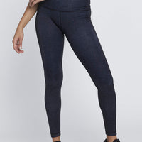 High Waist Reversible Leggings Sky Paisley