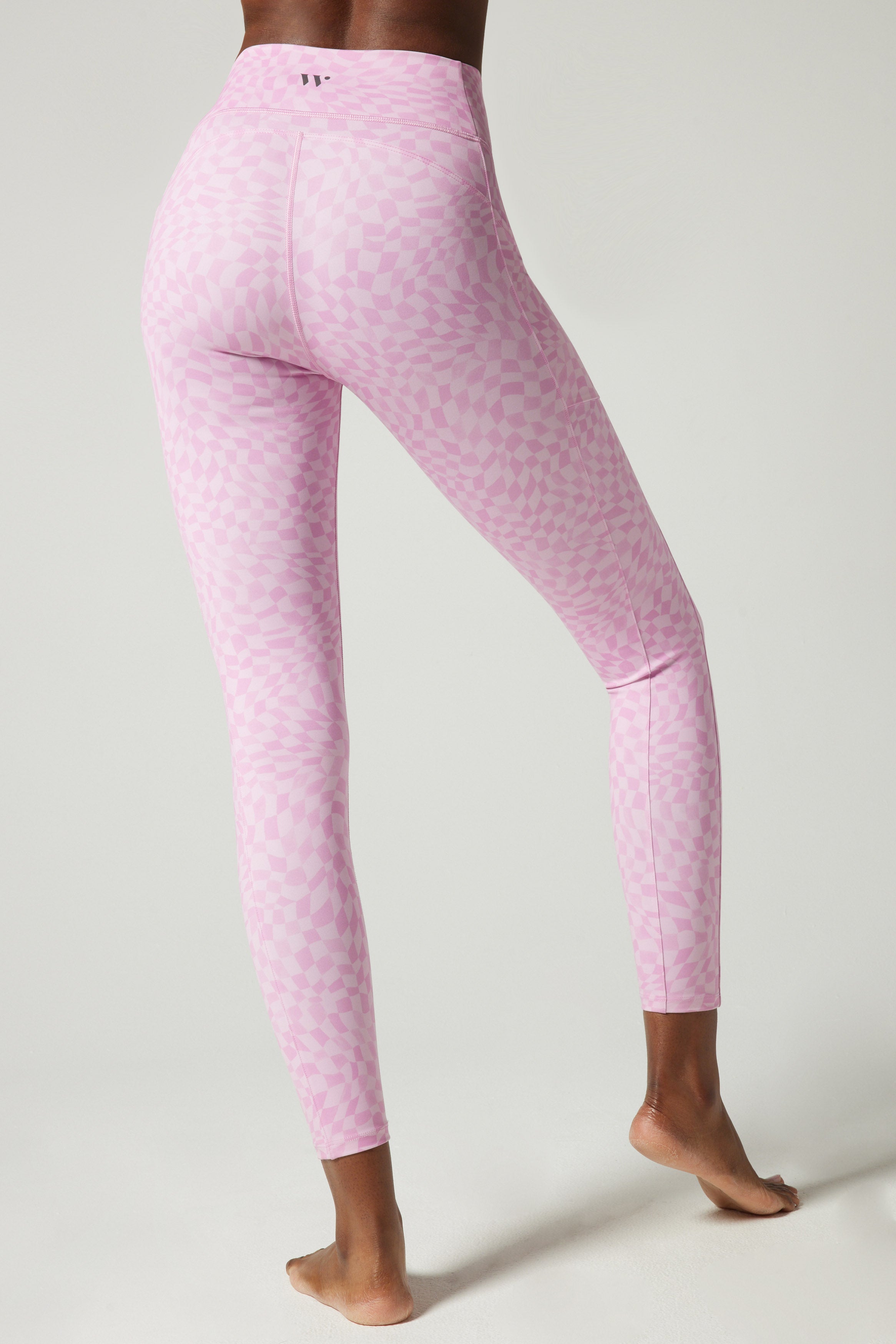 Remi Pocket Legging Check Wave Blossom – Wear It To Heart