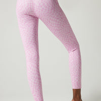 Remi Pocket Legging Check Wave Blossom