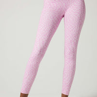 Remi Pocket Legging Check Wave Blossom