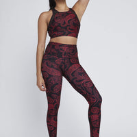 Jia Bra Red Paisley