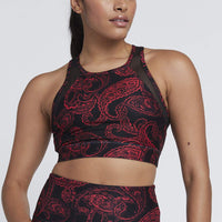 Jia Bra Red Paisley