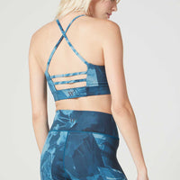 Gaby Strap Back Bra Deep Lake Fern