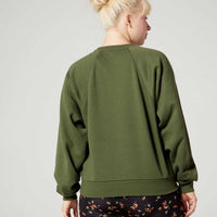 Amor Raglan Sweatshirt Deep Lichen