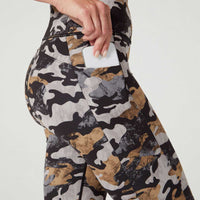 Remi Pocket Legging Black Multi Cascade Camo