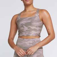Thalia Cropped Tank Light Truffle Camo