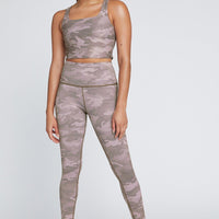 Thalia Cropped Tank Light Truffle Camo