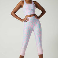 Thalia Ric Rac Tank Shabby Chic Ditsy Blue