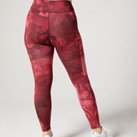 Camila Front Pocket Legging Magenta Fern