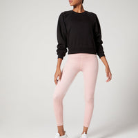 Amor Raglan Sweatshirt Jet Black