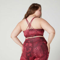 Monique Strappy Bra Magenta Fern