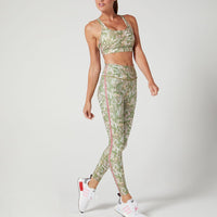 Strappy Bra Calico Sage