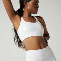 Strappy Bra Diagonal Tie Dye Black Multi