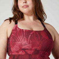 Monique Strappy Bra Magenta Fern