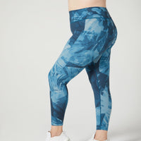 Rebel High Waist Legging Deep Lake Fern
