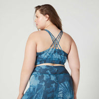 Monique Strappy Bra Deep Lake Fern