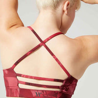 Gaby Strap Back Bra Magenta Fern