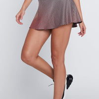 Casey Skort Neon Nude Rhombus