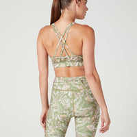 Strappy Bra Calico Sage