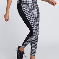 Nala Leggings Black And White Houndstooth