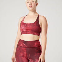 Gaby Strap Back Bra Magenta Fern