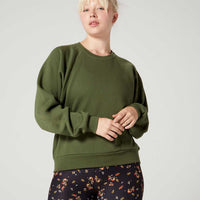 Amor Raglan Sweatshirt Deep Lichen