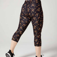 Camila Cropped Front Pocket Legging Foxy Floral