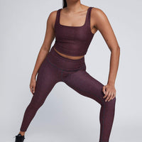 Thalia Cropped Tank Red Stripe