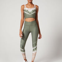 Thalia Cropped Tank Inked Tie Dye