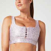 Nina Bra Satin Cheetah Blush