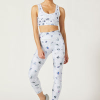 High Waist Reversible Legging Asteroids Silver