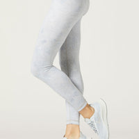 High Waist Reversible Legging Asteroids Silver
