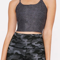 Avery Cropped Tank Black Denim SHIRT W.I.T.H.-Wear It To Heart
