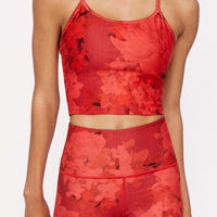 Avery Cropped Tank Red Scarlet SHIRT W.I.T.H.-Wear It To Heart