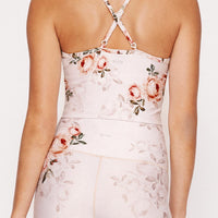 Avery Cropped Tank Stone Delight Floral