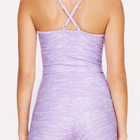 Avery Cropped Tank Violet Denim Tigress