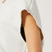 Chelsea Sleeveless Sweatshirt Oatmeal
