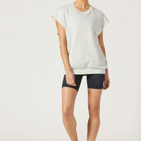 Chelsea Sleeveless Sweatshirt Oatmeal