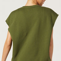Chelsea Sleeveless Sweatshirt Lichen