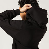 Driver Relaxed Hoodie Jet Black