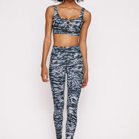 High-Waist Reversible Legging Dark Denim Tigress