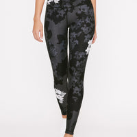 High-Waist Reversible Legging Black Scarlet